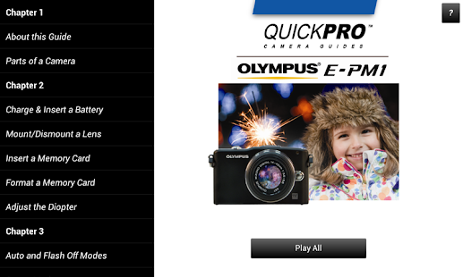 Guide to Olympus E-PM1