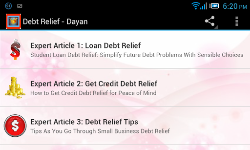 【免費商業App】Debt Relief Guide-APP點子