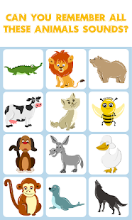 Animal&their sound:Memory game Screenshots 9