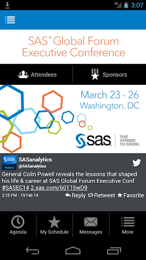 SAS® Global Forum Exec. Conf.