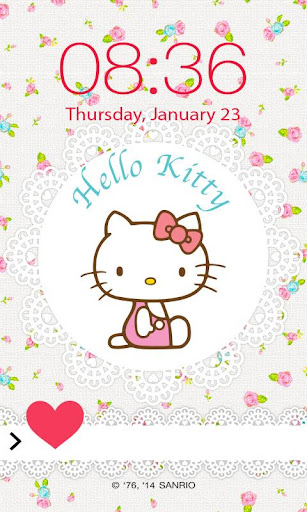 Hello Kitty Spring Screen Lock