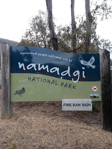 Namadgi National Park Sign