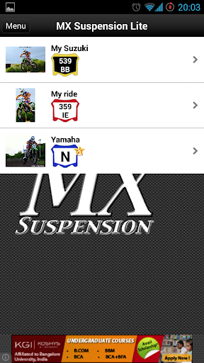 Mx Suspension Lite