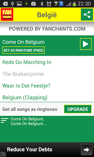 Belgium Football Songs 2014