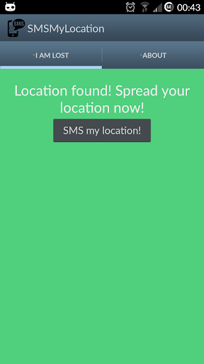 SMS My Location - Send via SMS