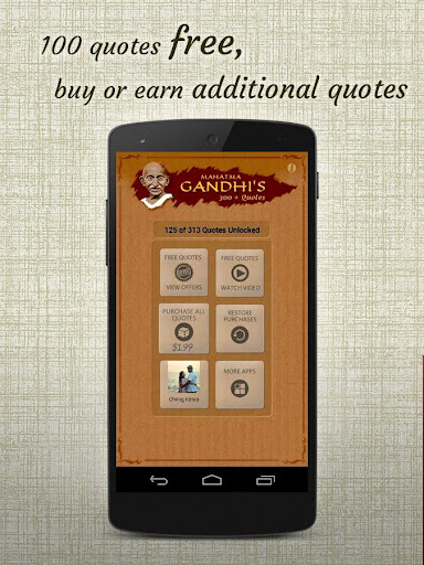 【免費生活App】Mahatma Gandhi's 300+ Quotes-APP點子