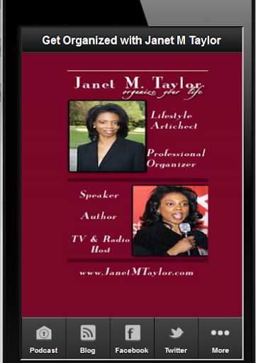 Get Organized - Janet M Taylor