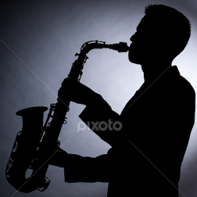 Saxophonist by Nikola  Pejcic - People Musicians & Entertainers