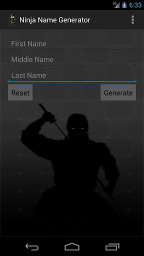 Ninja Name Generator