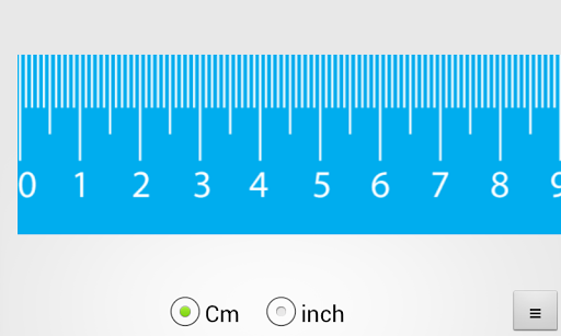 Ruler cm inch