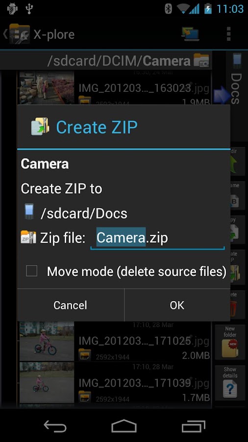 X-plore File Manager - screenshot