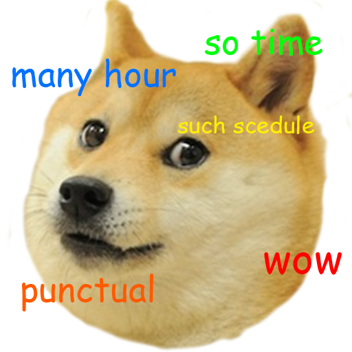 Doge Clock Widget