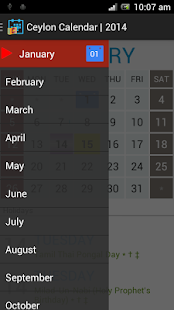 Ceylon Calendar 2014-Sri Lanka - screenshot thumbnail