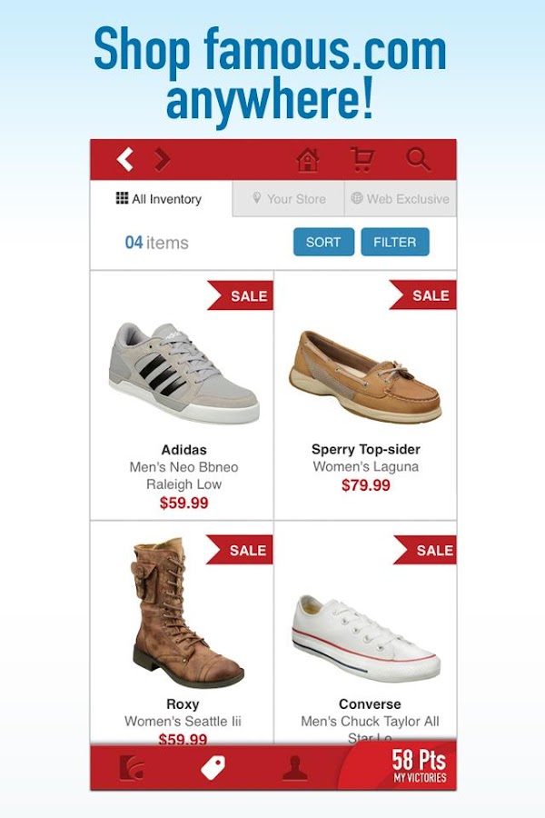 Famous Footwear Mobile Android Apps on Google Play