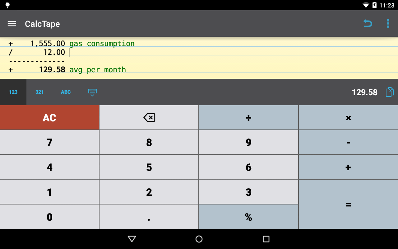 CalcTape Free Tape Calculator Android Apps on Google Play