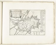 Plattegrond van Sint-Winoksbergen, ca. 1702