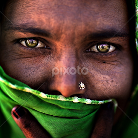 Green by Alessandro Bergamini - People Portraits of Women