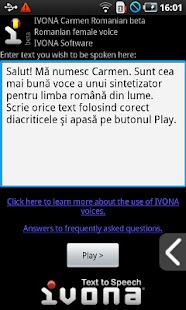 IVONA Carmen Romanian beta