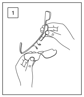 Position shade with Glass frame