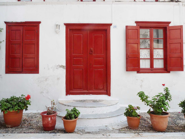 A residence on the island of Mykonos, Greece.