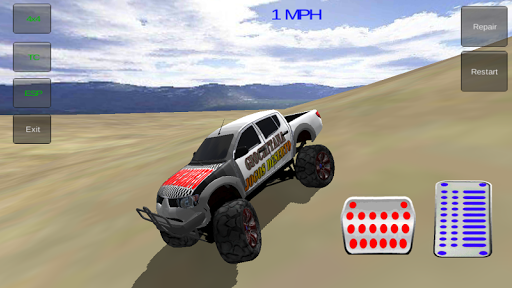 【免費賽車遊戲App】4x4的怪物卡車3D-APP點子