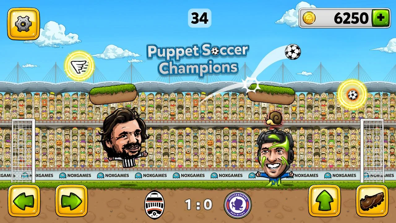  Puppet Soccer Champions- 2014: captura de tela 