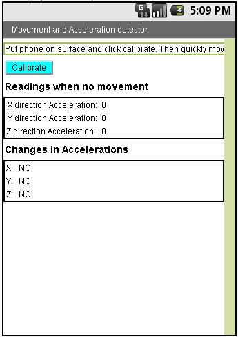 Movement Detector