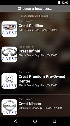 Crest Auto Group DealerApp