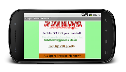 AIS Baseball Planner H.S. Team