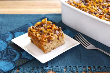 Rum Raisin Cranberry Kugel