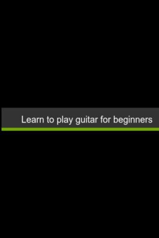 Learn to play guitar