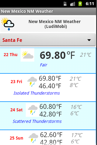 【免費天氣App】New Mexico NM Weather Forecast-APP點子