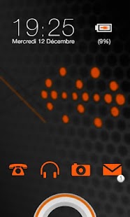 Sense Orange Go Locker theme