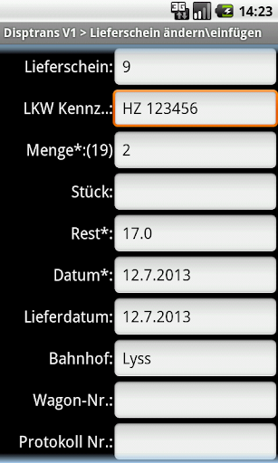 New DispTrans für Android