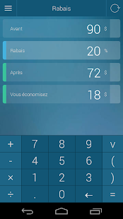 Calculatrice de pourcentages Screen 3