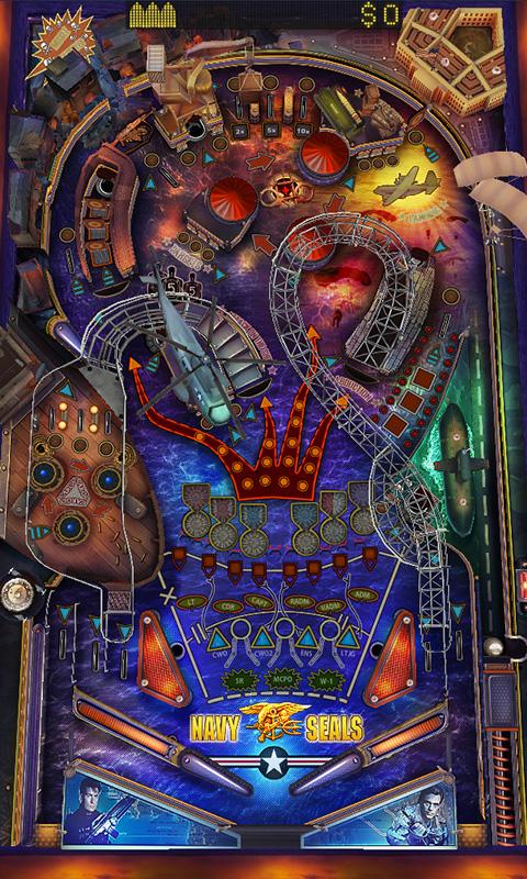 Android application War Pinball HD screenshort
