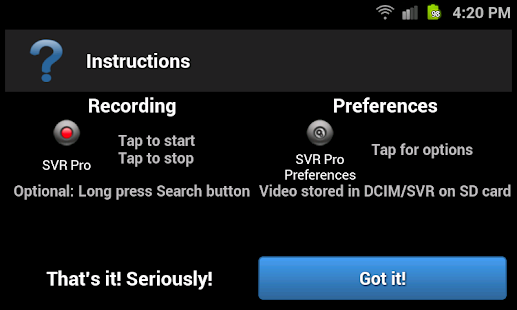 Secret Video Recorder Pro - screenshot thumbnail