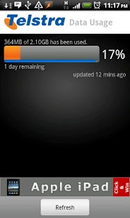 Telstra Mobile Data Usage