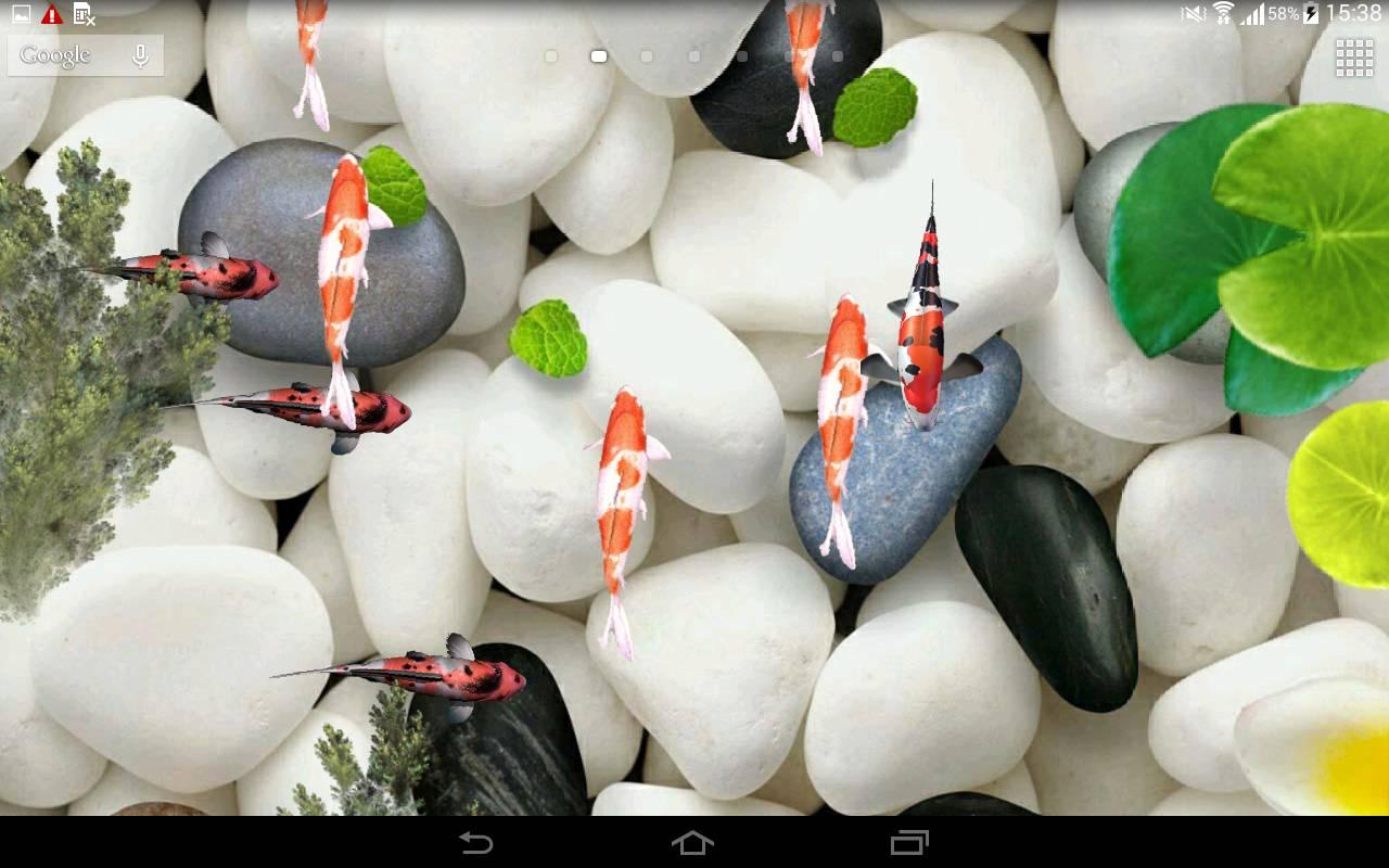Koi Fish Live Wallpaper 3D Android Apps On Google Play