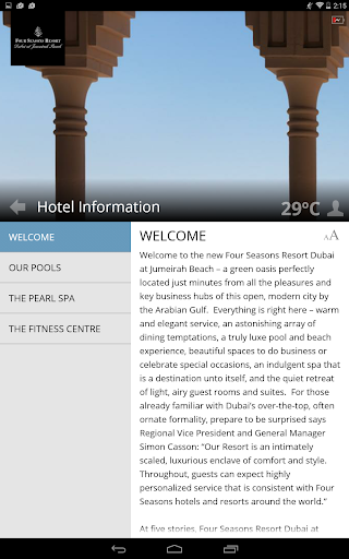 【免費旅遊App】Four Seasons Resort Dubai-APP點子