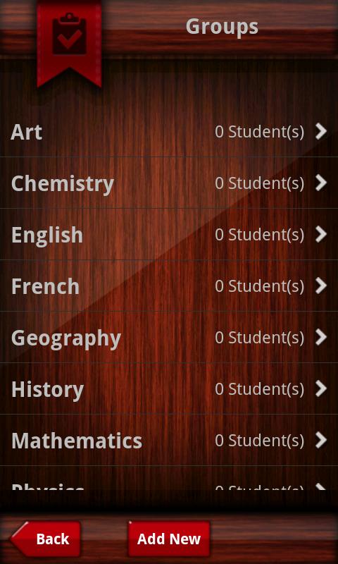 Android application Easy Assessment - Rubric Tool screenshort