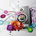 Cool Music Theme Wallpaper logo