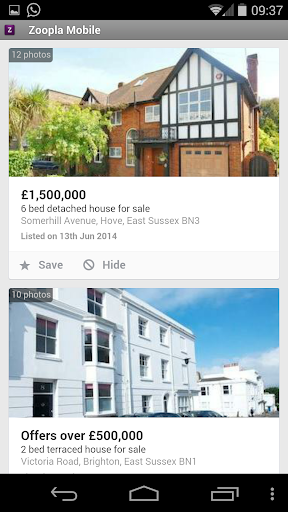 Zoopla Property Search