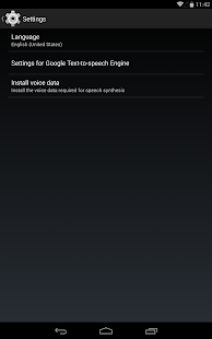 Google Text-to-Speech - screenshot thumbnail