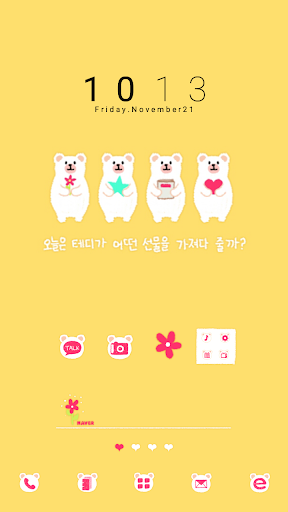 Teddy dodol launcher theme