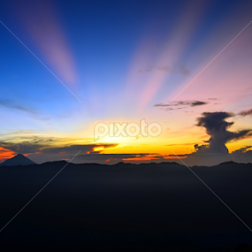 From Mt. Inerie by Harry Cahyono - Landscapes Sunsets & Sunrises