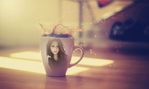 download Coffee Cup Photo Frame free