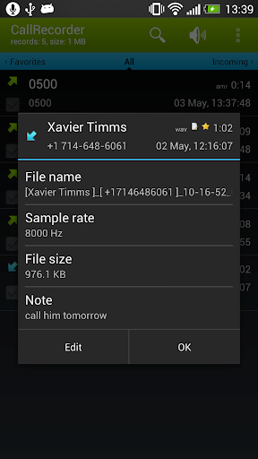 Call Recorder Full v1.6 APK