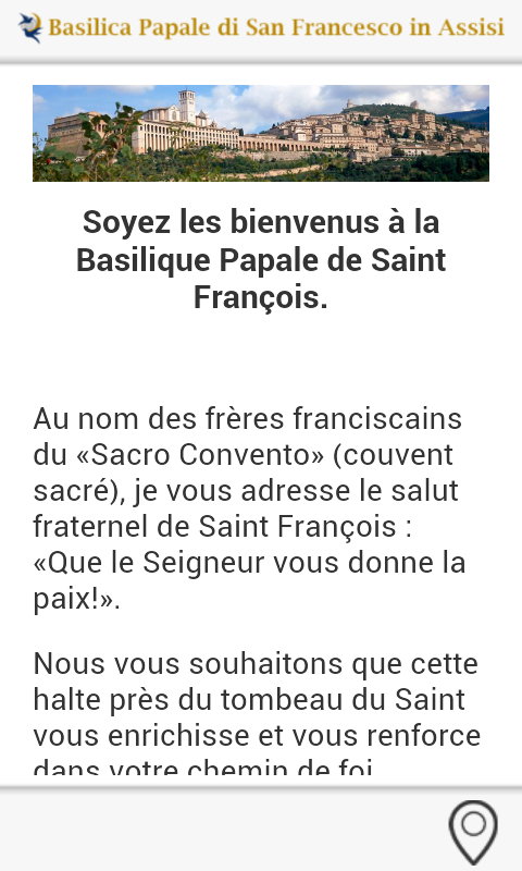 Android application Guide Basilique Saint François screenshort