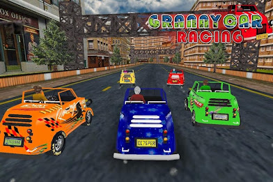 Granny Car Racing ( 3D Game) poster 1